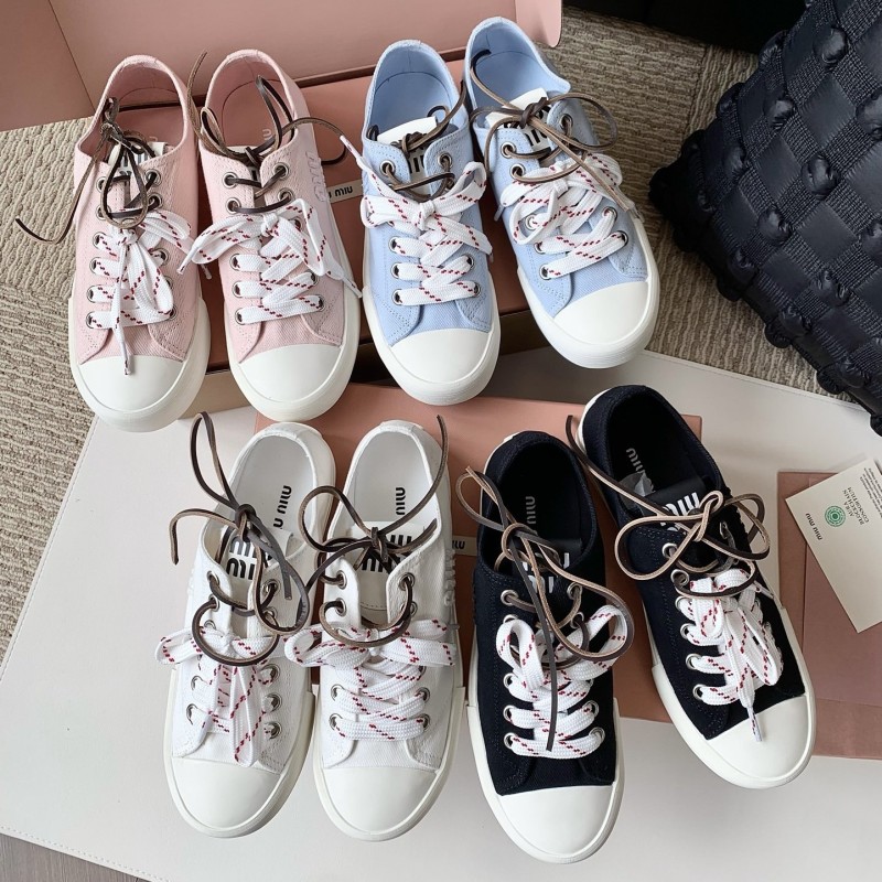 MiuMiu Canvas Shoes