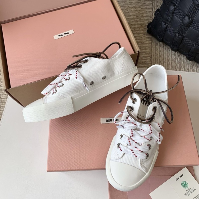 MiuMiu Canvas Shoes