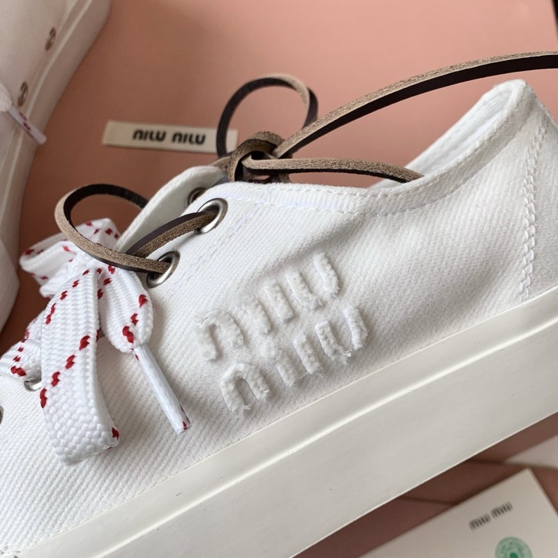 MiuMiu Canvas Shoes