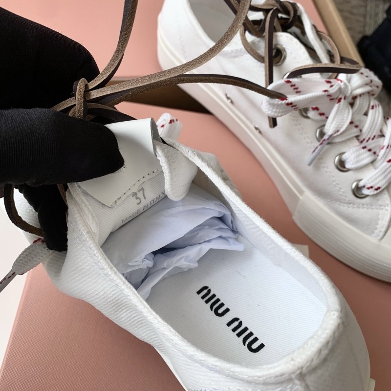 MiuMiu Canvas Shoes