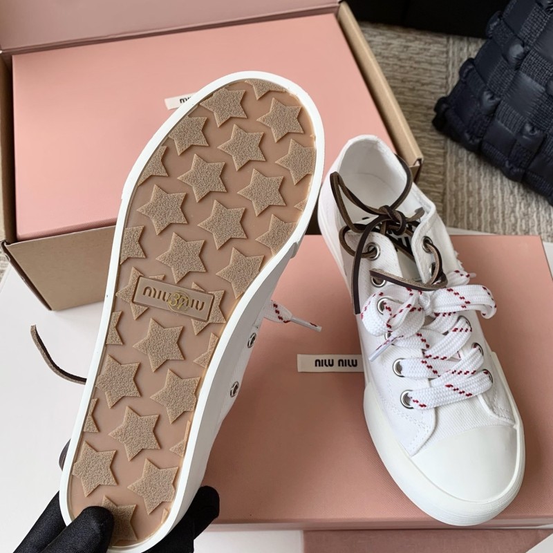 MiuMiu Canvas Shoes