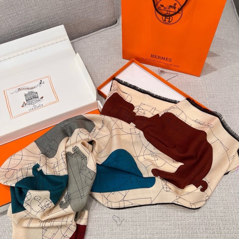 Hermes Long Scarf