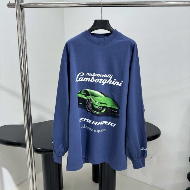 Balenciaga Unisex Long Sleeves Tee