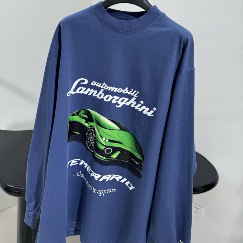 Balenciaga Unisex Long Sleeves Tee