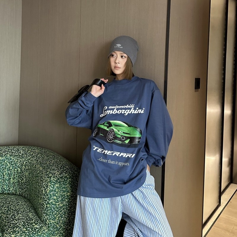 Balenciaga Unisex Long Sleeves Tee