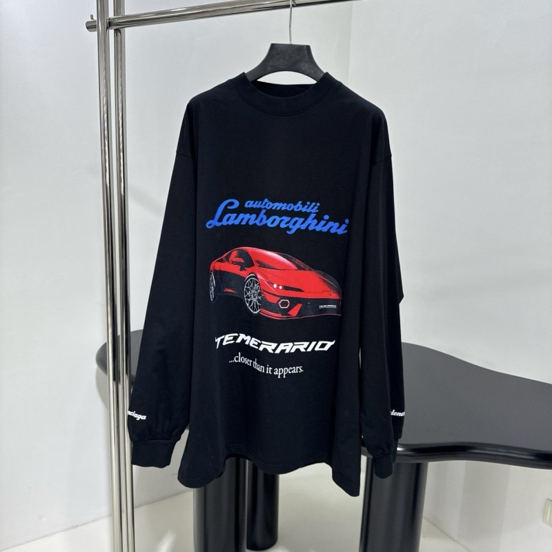 Balenciaga Unisex Long Sleeves Tee