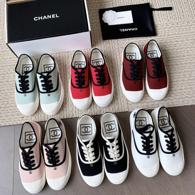 Chanel Canvas Shoes