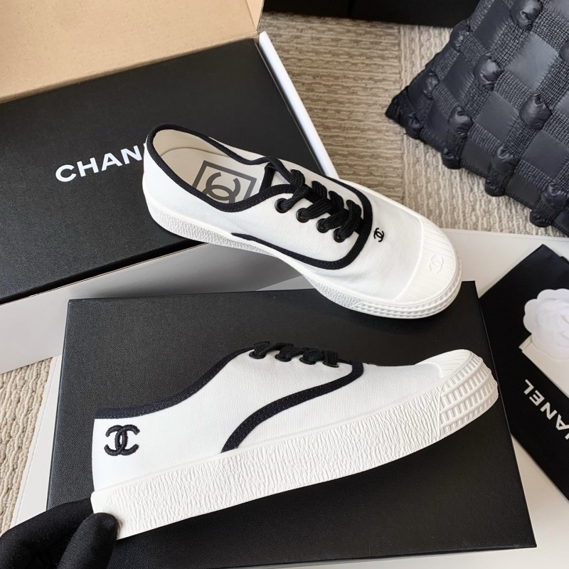 Chanel Canvas Shoes