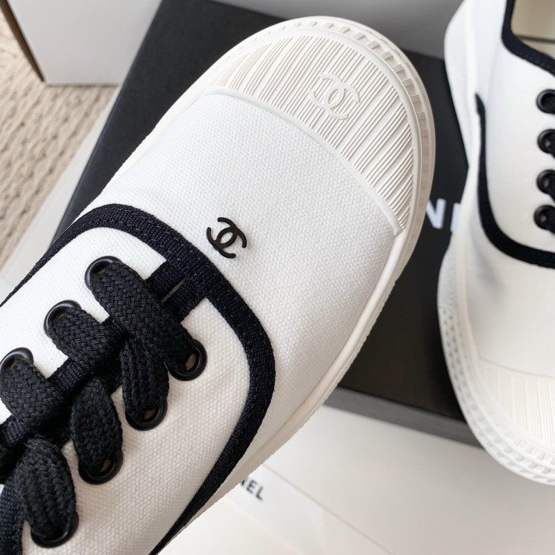 Chanel Canvas Shoes