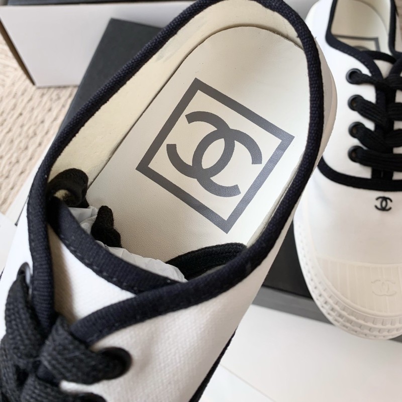 Chanel Canvas Shoes