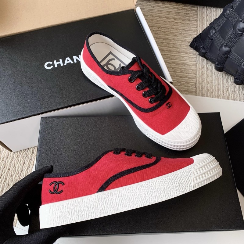 Chanel Canvas Shoes