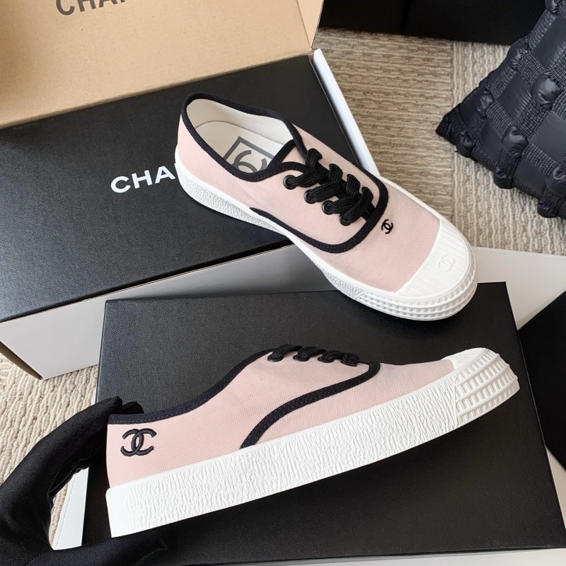 Chanel Canvas Shoes