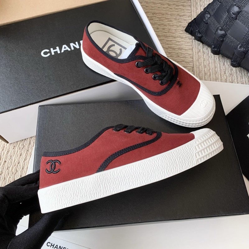 Chanel Canvas Shoes