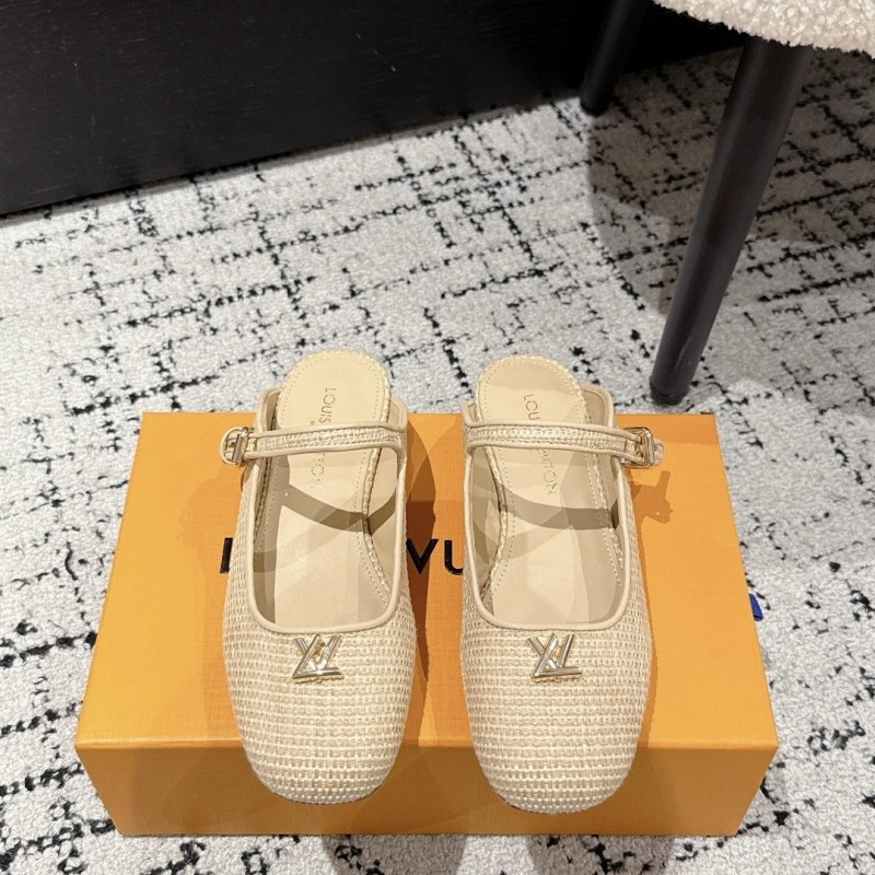 LV Mary Jane Slippers 