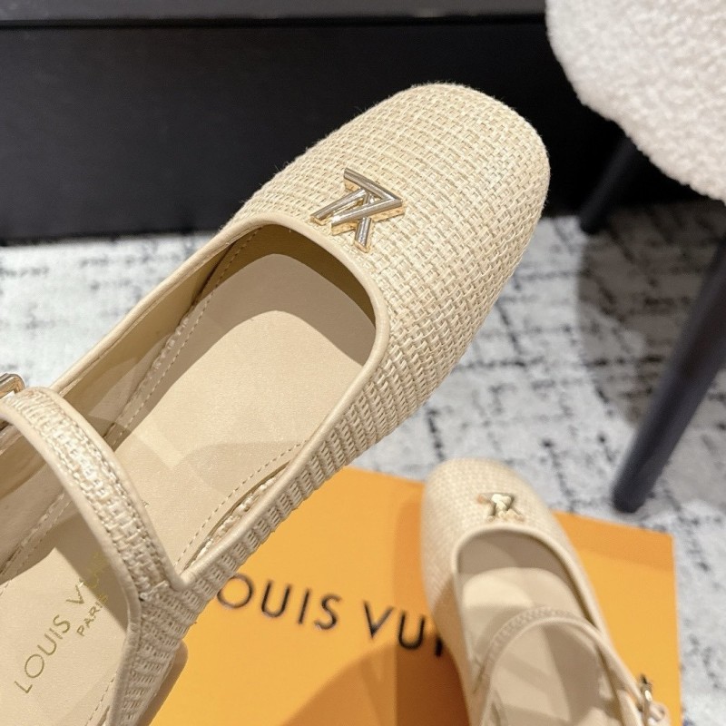 LV Mary Jane Slippers 