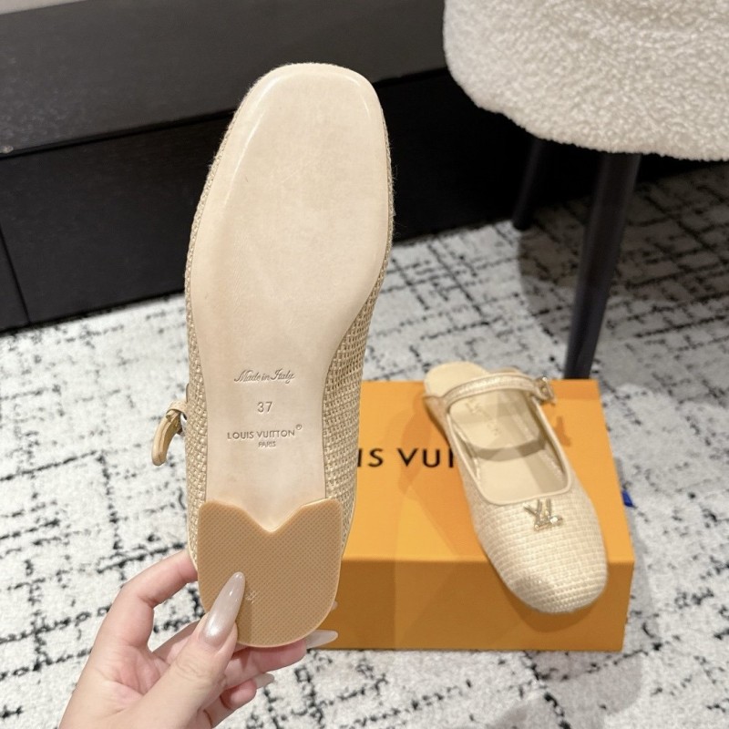 LV Mary Jane Slippers 