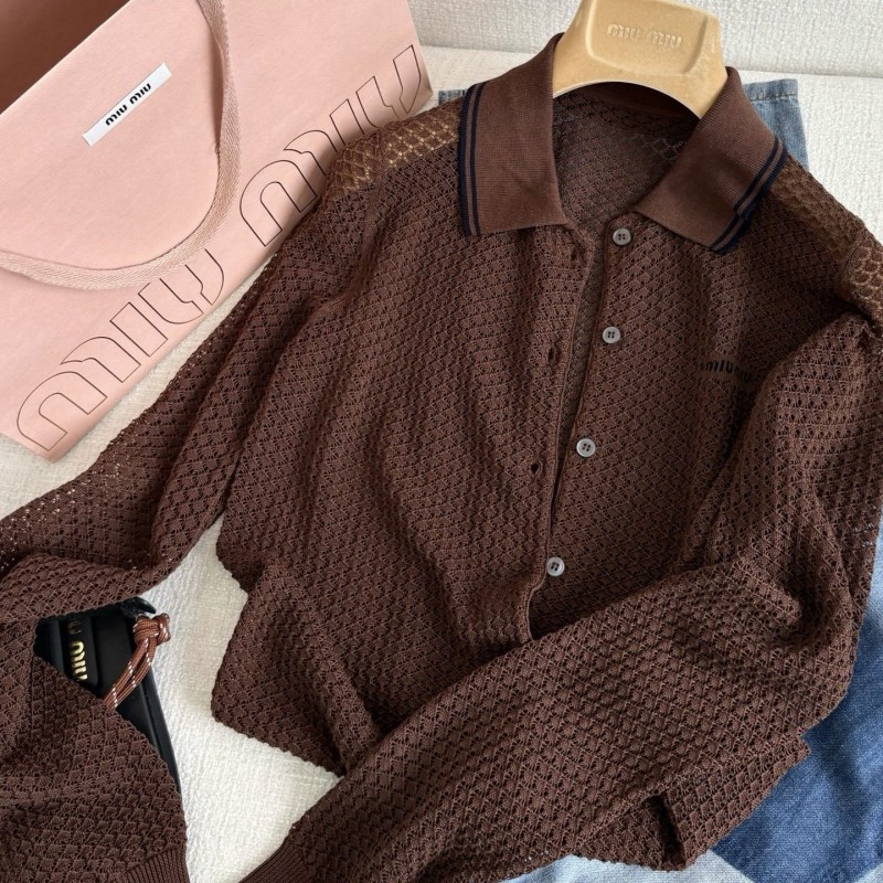 MiuMiu Polo Cardigan
