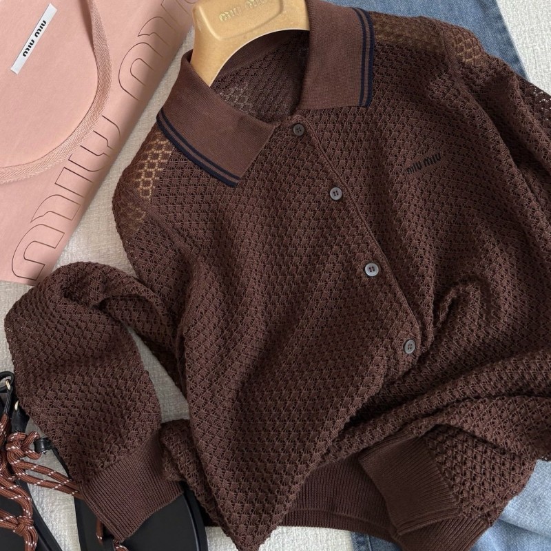 MiuMiu Polo Cardigan