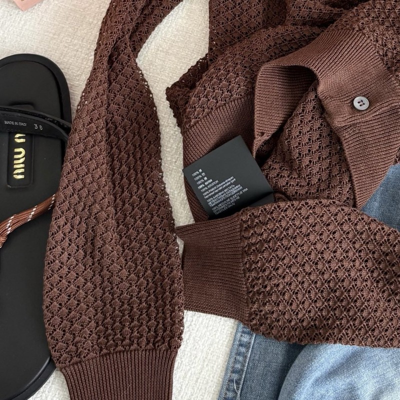 MiuMiu Polo Cardigan