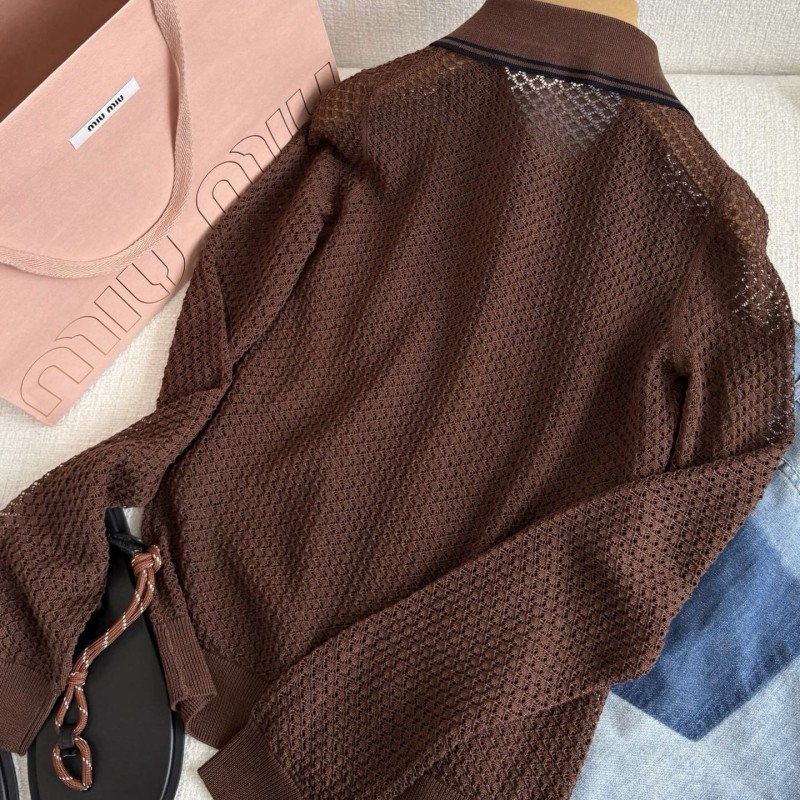 MiuMiu Polo Cardigan