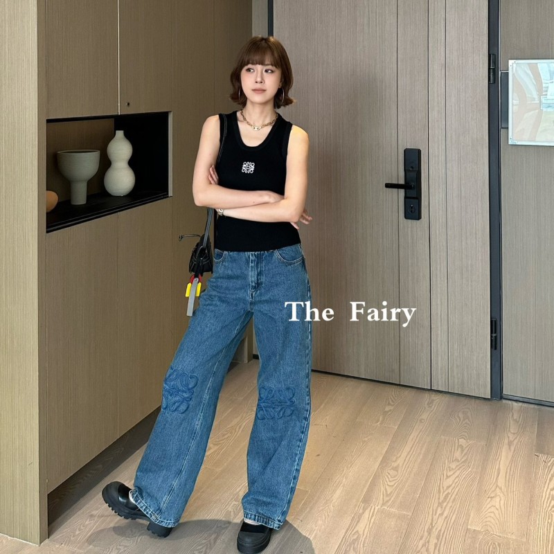 Loewe Singlet Denim Pants Set