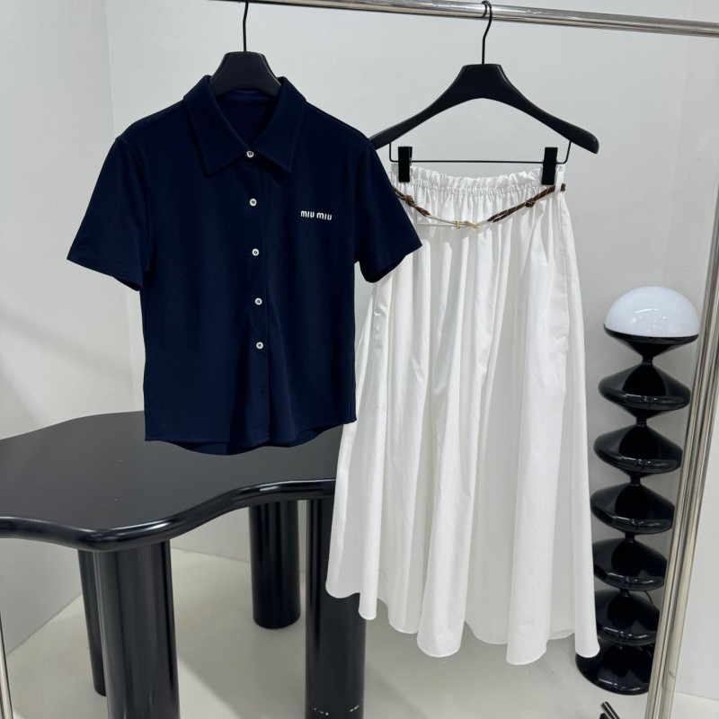 MiuMiu Polo & Shorts Set