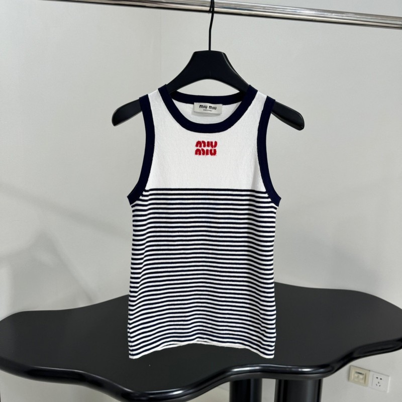 MiuMiu Singlet & Denim Pants Set