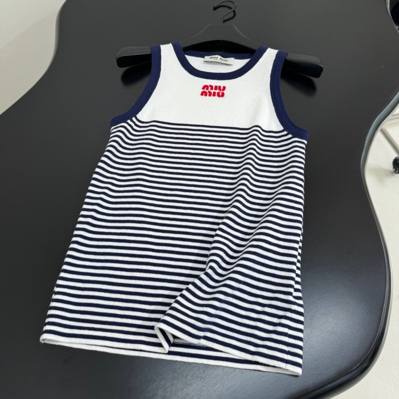 MiuMiu Singlet & Denim Pants Set