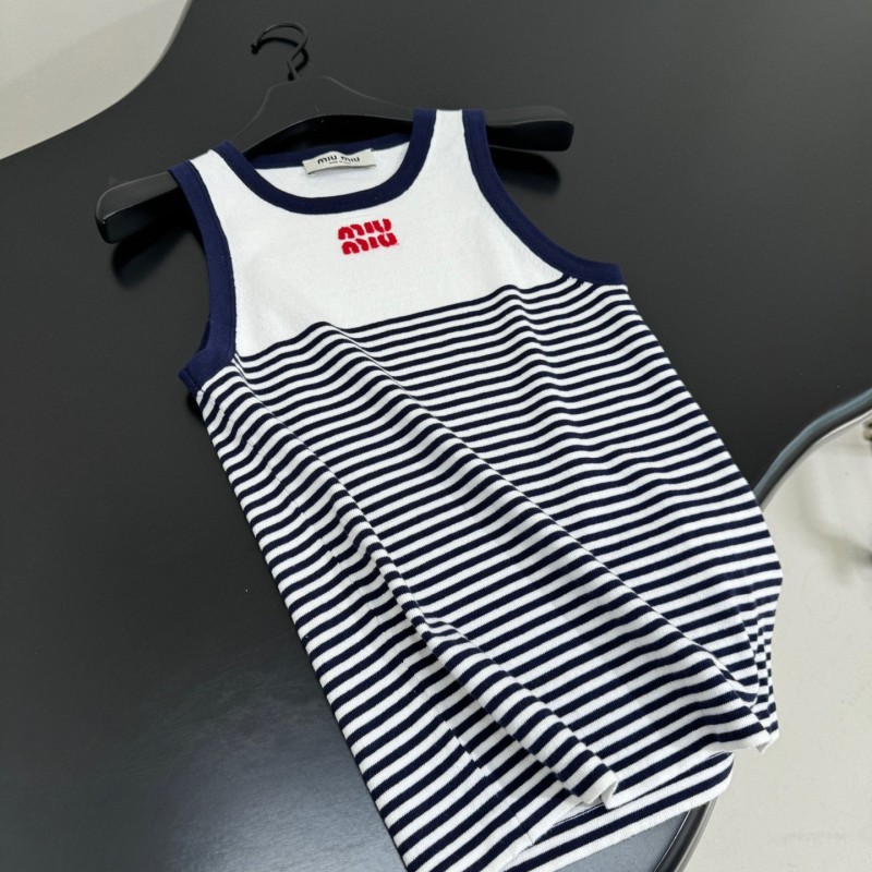 MiuMiu Singlet & Denim Pants Set