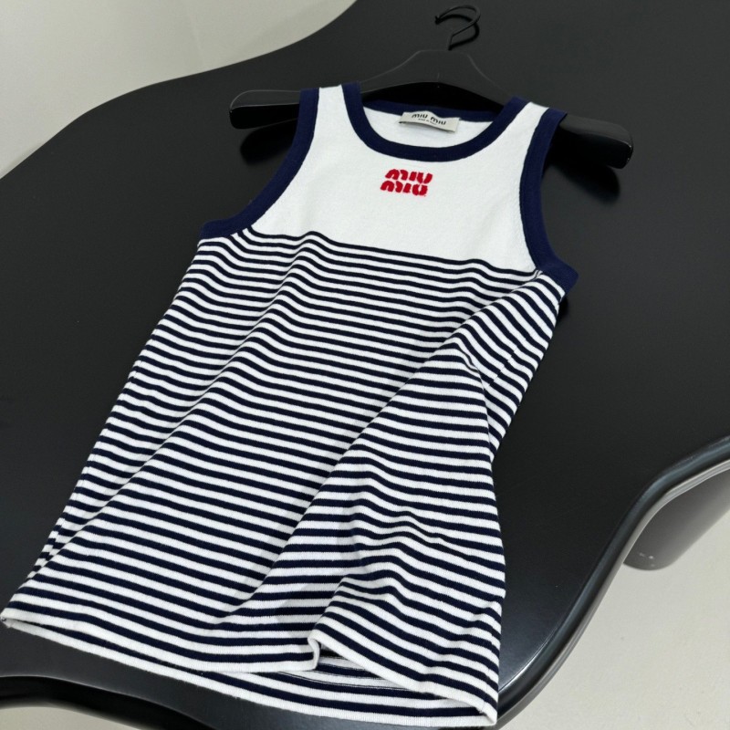 MiuMiu Singlet & Denim Pants Set