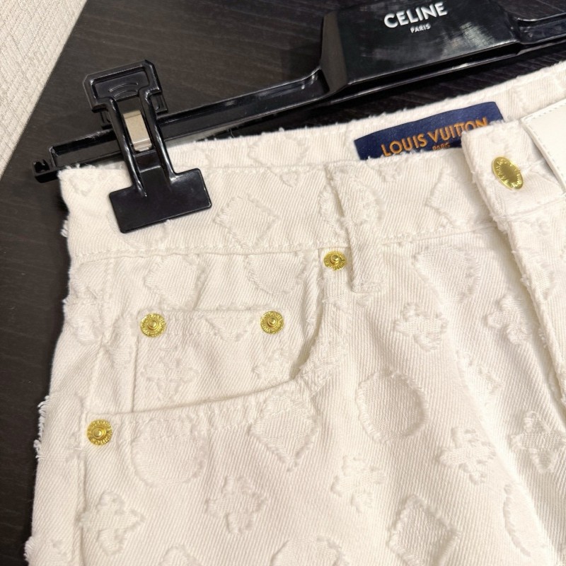 LV Denim Shorts 