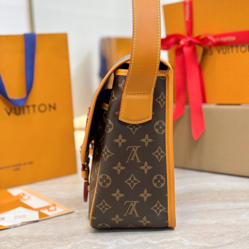 LV Satchel Messenger Bag