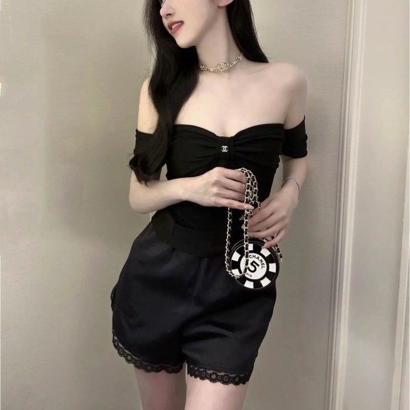 Chanel Off-Shoulder Top