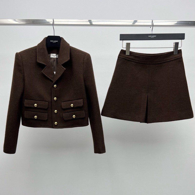 Celine Jackets & Skirts