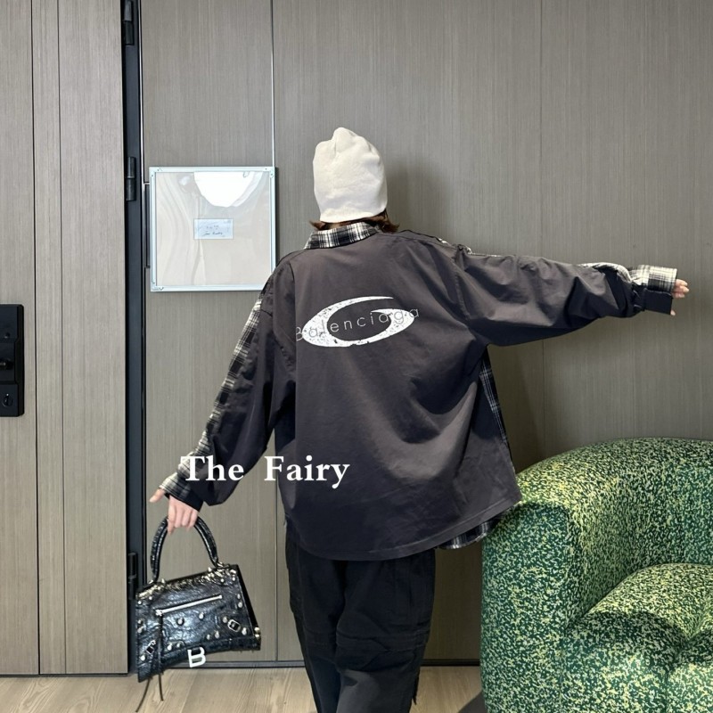 Balenciaga Unisex Casual Shirts 