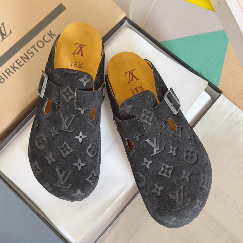 LV Birkenstock Sandals