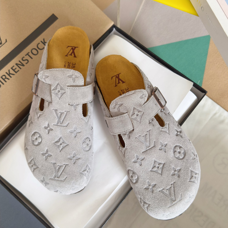 LV Birkenstock Sandals
