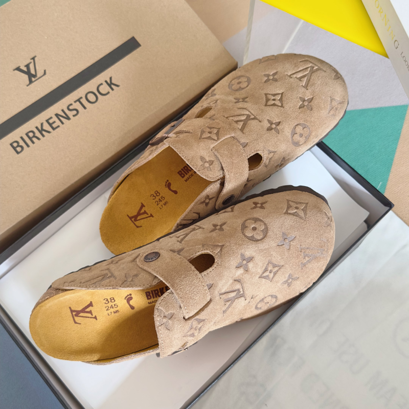 LV Birkenstock Sandals