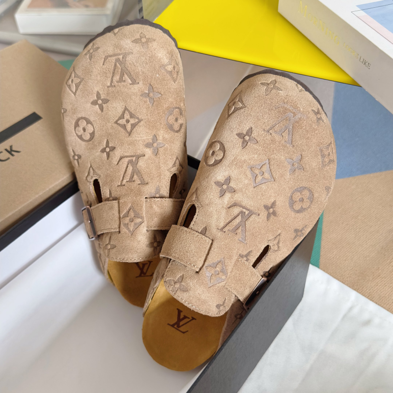 LV Birkenstock Sandals