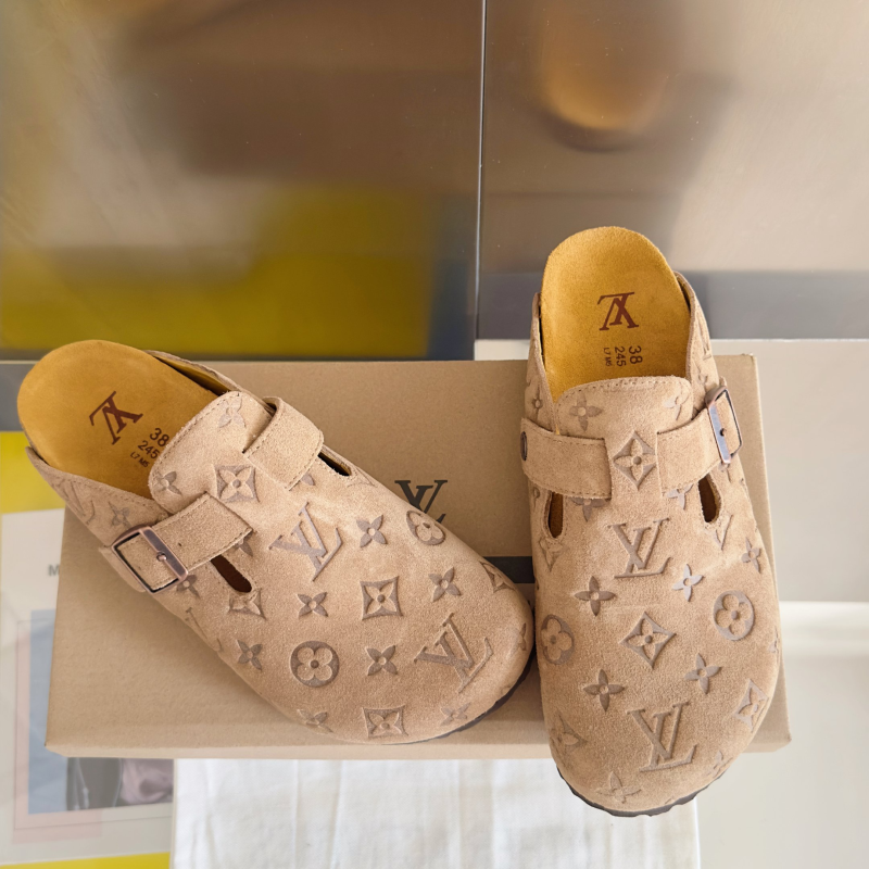 LV Birkenstock Sandals