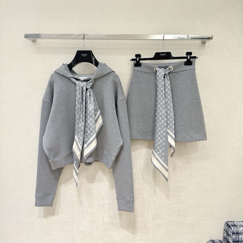 LV Hoodie & Skirt 