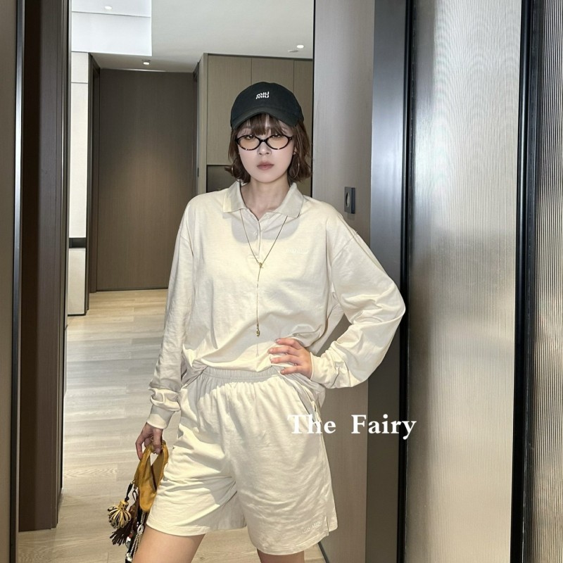 MiuMiu Polo Cardigan & Pants