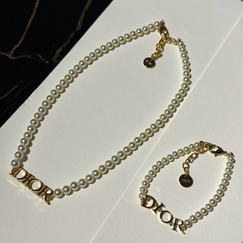Dior Necklace & Bracelet