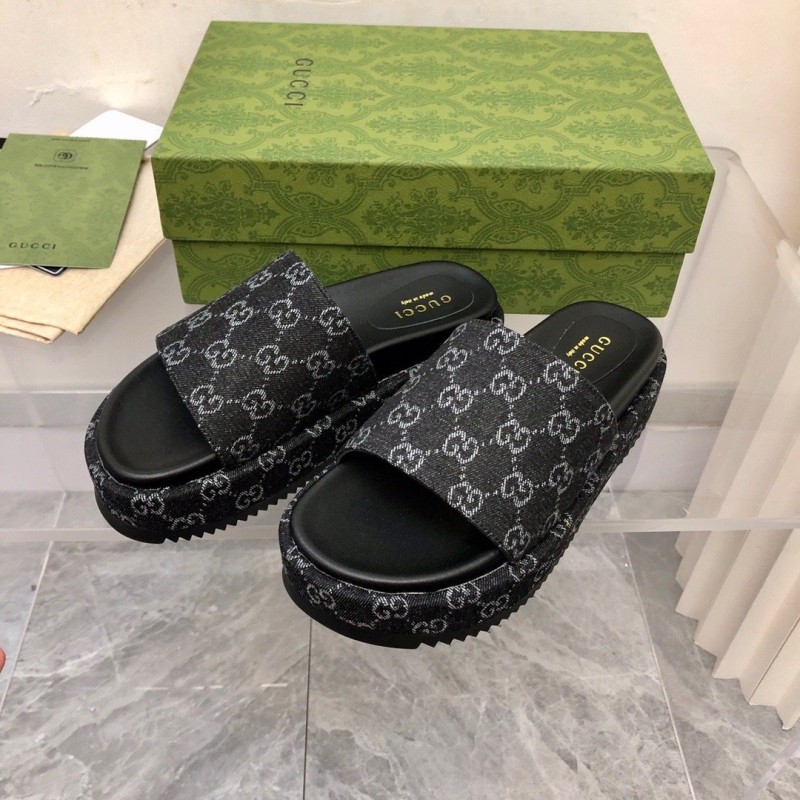 Gucci Shoes厚底拖鞋