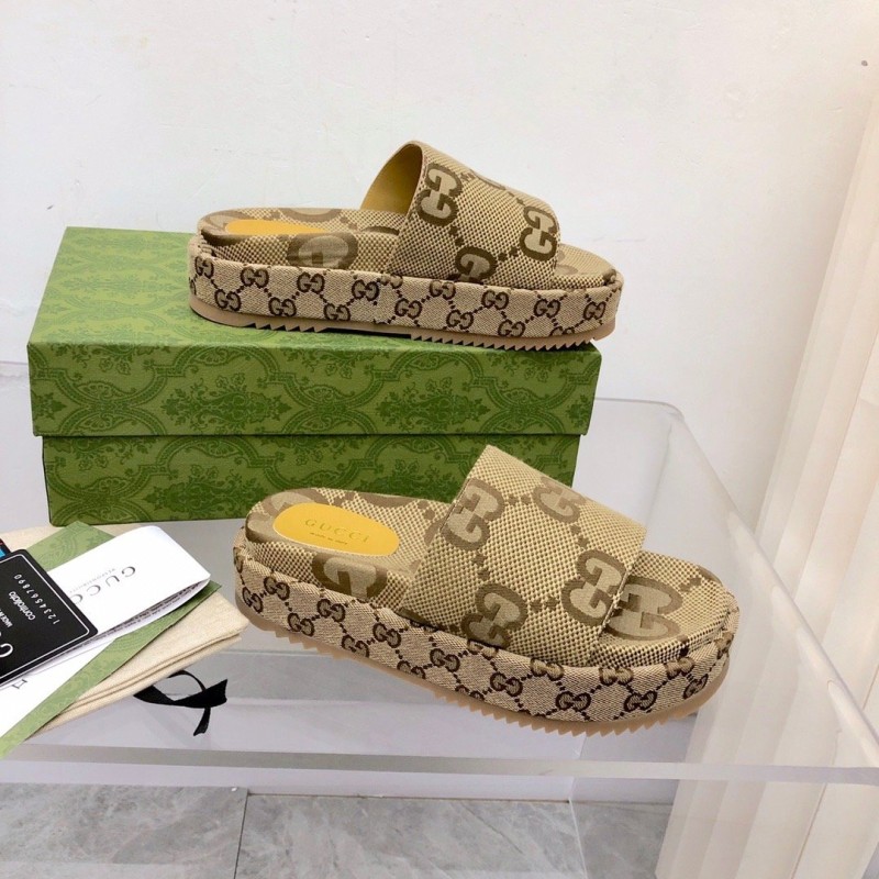 Gucci Shoes厚底拖鞋