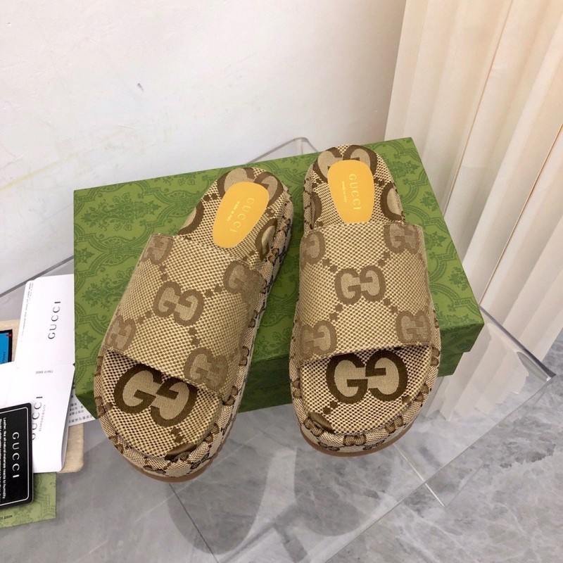 Gucci Shoes厚底拖鞋