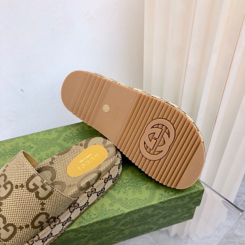 Gucci Shoes厚底拖鞋