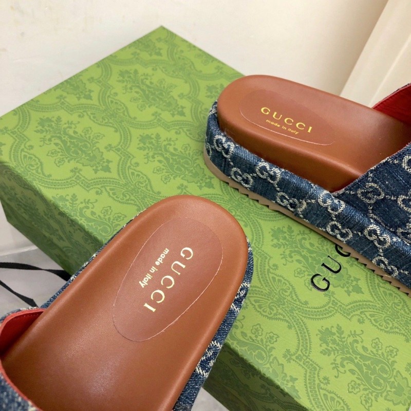 Gucci Shoes厚底拖鞋