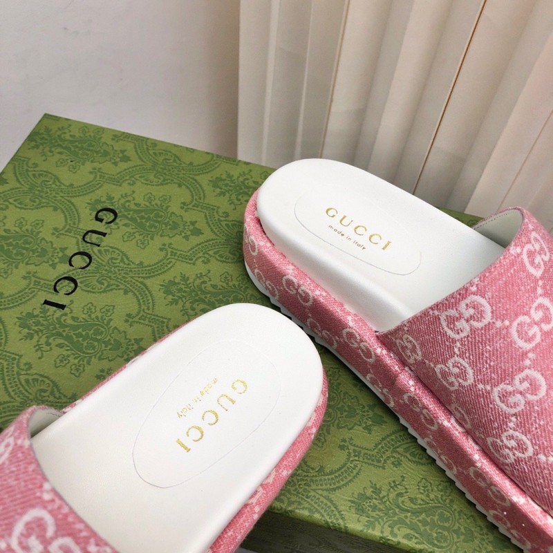 Gucci Shoes厚底拖鞋