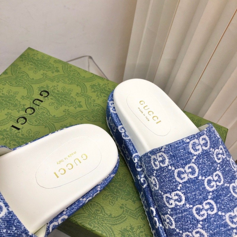 Gucci Shoes厚底拖鞋